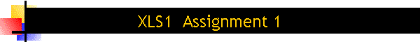 XLS1  Assignment 1
